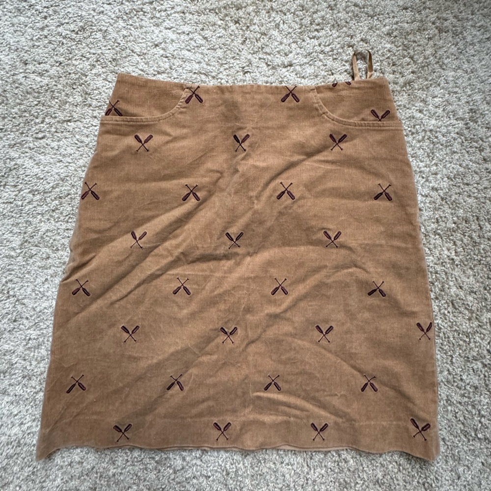 White label Lilly Pulitzer corduroy skirt